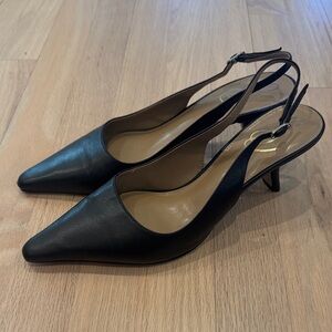 Sam Edelman Bianka Slingback Leather Heels